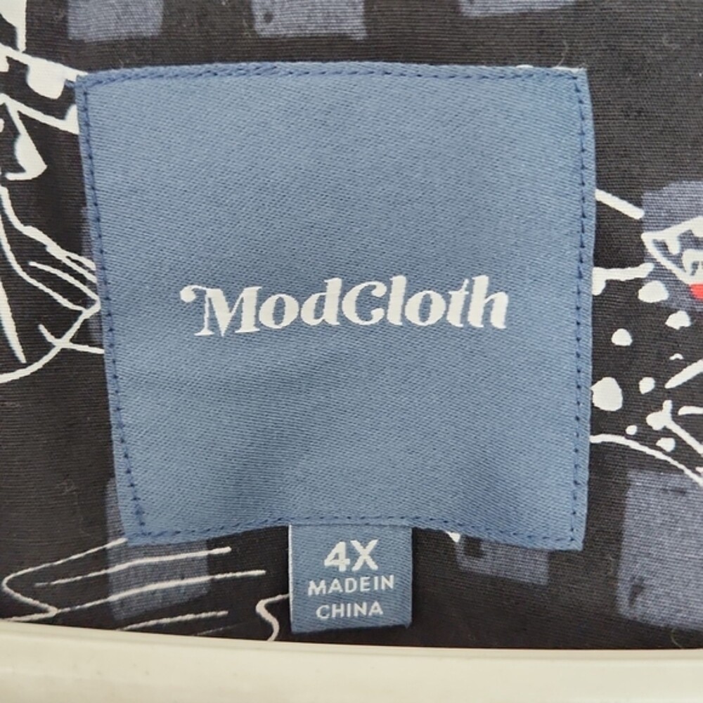 Modcloth Community Brunch Button Front Shirt Dres… - image 6